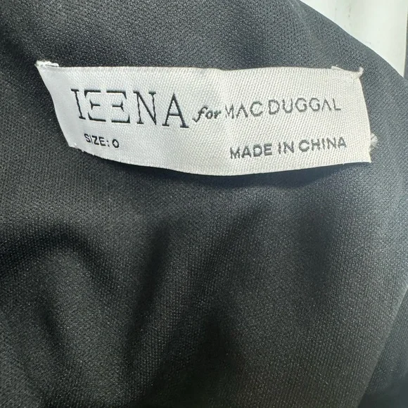 Mac Duggal Gold Asymmetrical Ruched Cocktail Gown - Picture 3 of 6